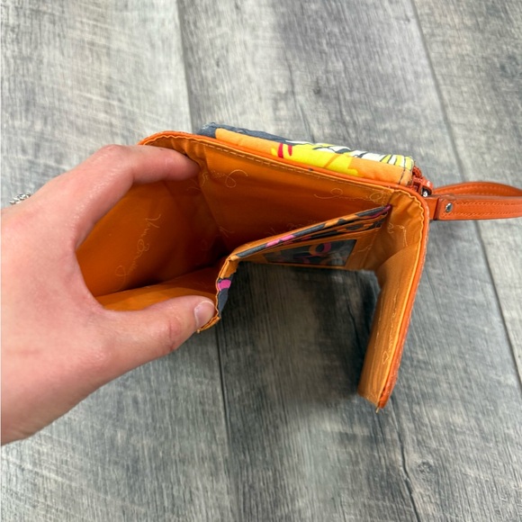 Vera Bradley Orange Anniversary Wristlet Wallet - Picture 7 of 10